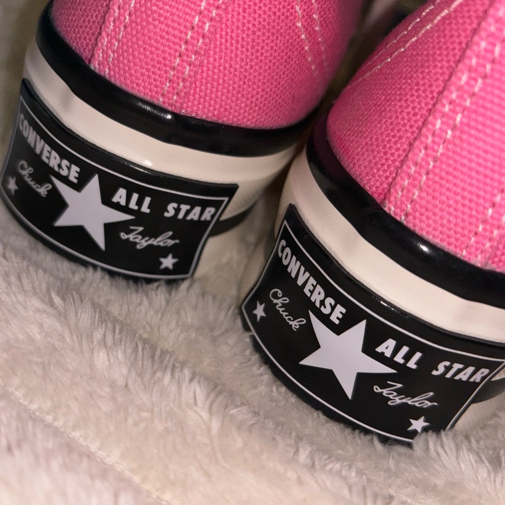 Hightop pink platform converse - Picture 4 of 7